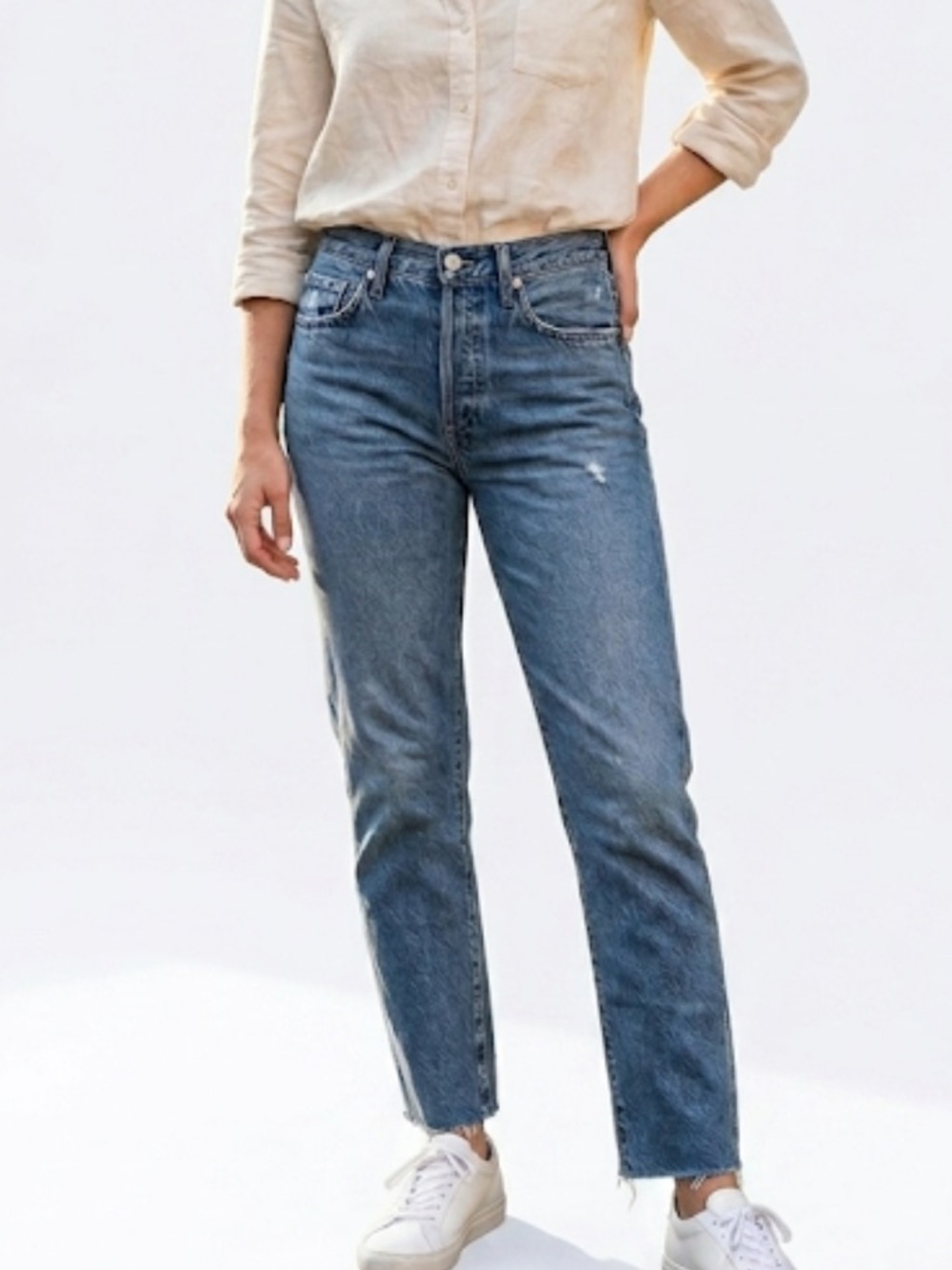 Citizens of Humanity Emerson Slim Boyfriend Mid Rise Jeans 26 (31x28)
S